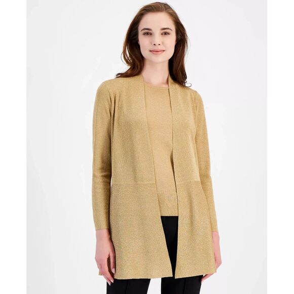 Anne Klein Women's Top Sweater Sz 2XS (XXS) Monterey Open-Front - Picture 1 of 3